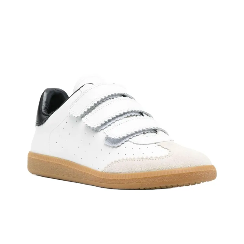 ISABEL MARANT Bethy Low Top Skateboard Shoes Men's White-2