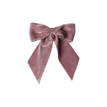 PRADA Metal Enamel Hair Clips Women's Pink