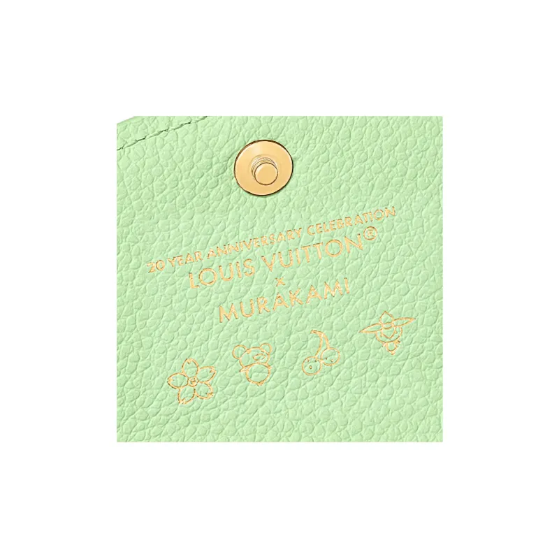 LOUIS VUITTON X Takashi Murakami Rosalie Coin Purse Green Tea-4