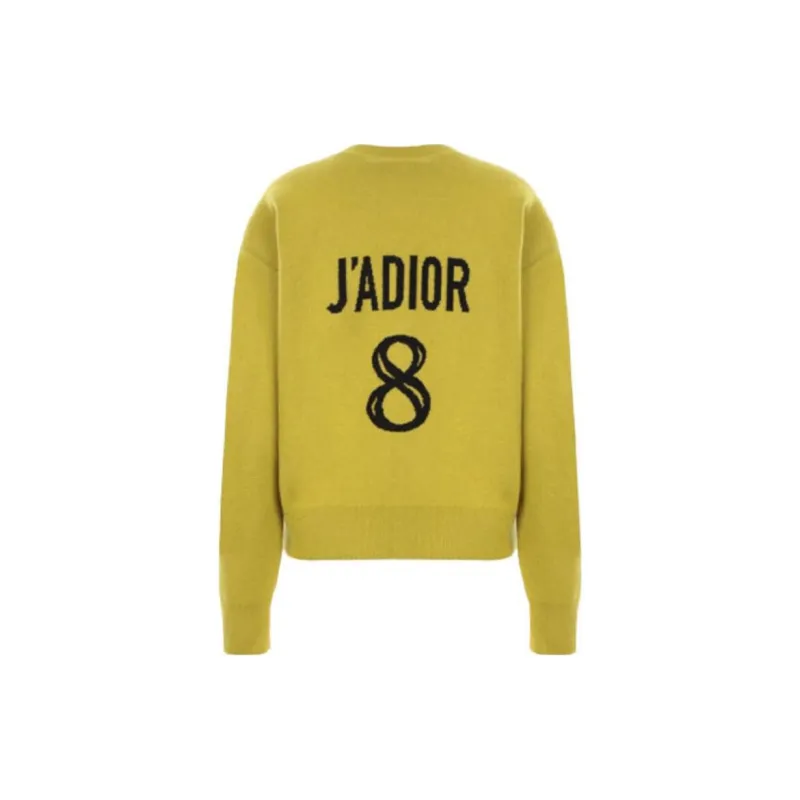 DIOR FW21 Cashmere Sweater Women's Yellow-1
