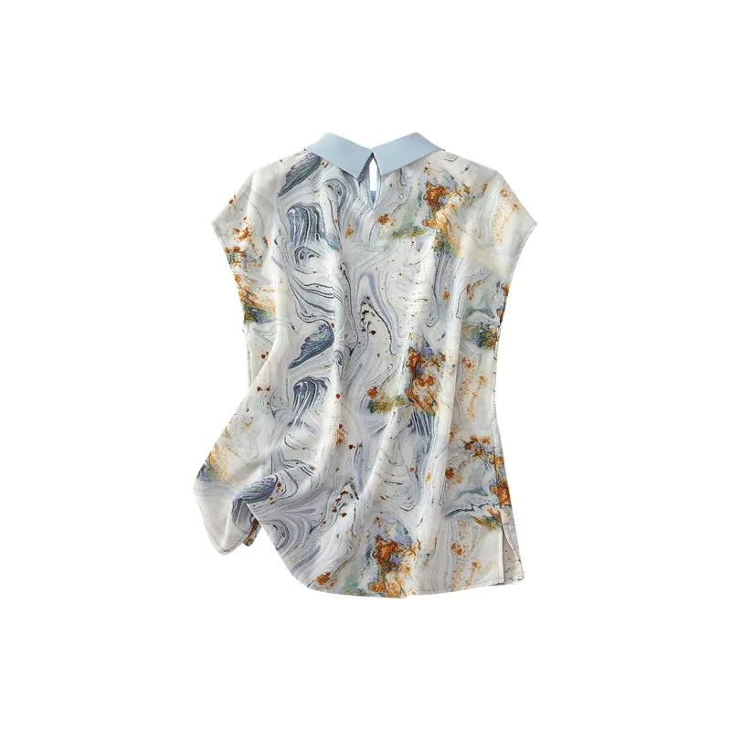 TOUCH Shirt Women's Ink Wash Multicolor-1