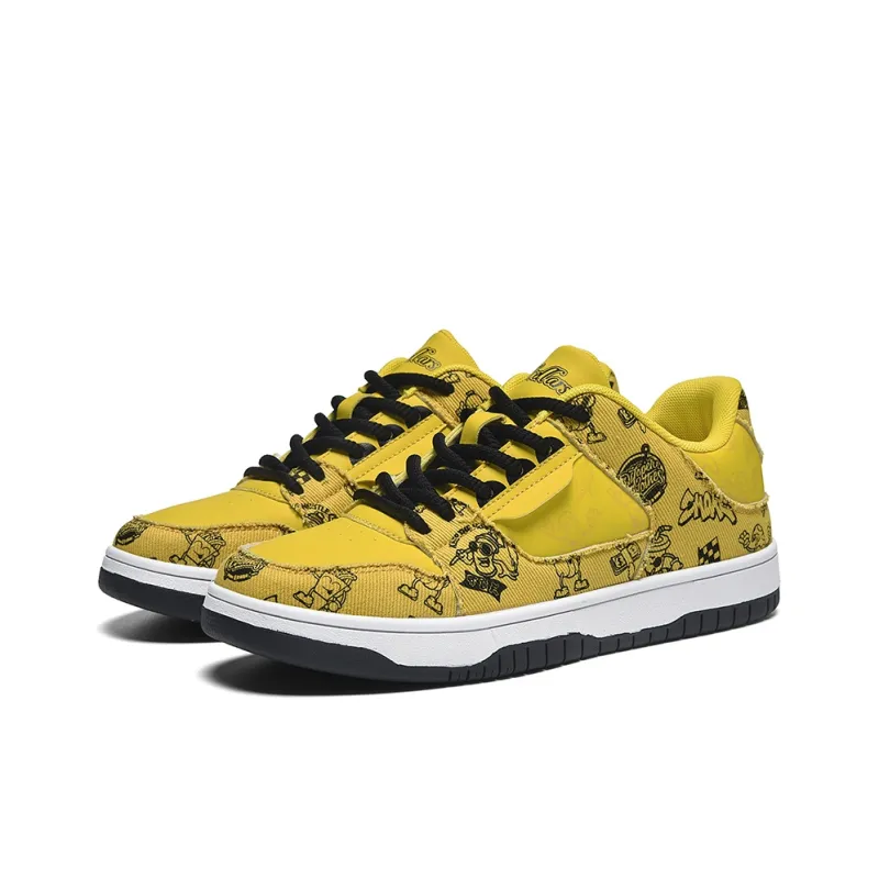 TCELLARS Cushioning, Abrasion Resistant, Height Increasing Low Top Skateboard Shoes Unisex Panda White-32