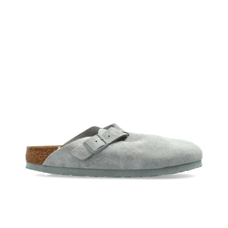 Birkenstock Women's Boston Suede Leather 'Pure Sage'-1