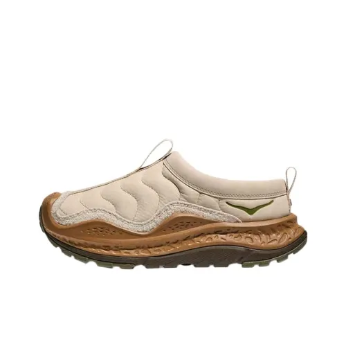 HOKA ONE ONE Ora Primo Anti Slip And Wear Resistant Warm Low Top Casual Shoes Unisex Beige Brown
