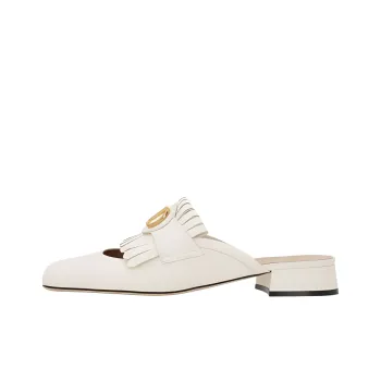 Valentino VLogo Plaque Square Toe Sandals Women's