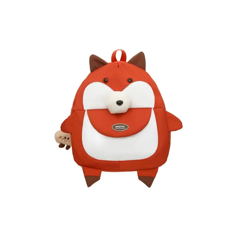 GOBLIN SHARKS 1759 Nylon Backpack Regular Unisex Khaki/Orange/Black-7