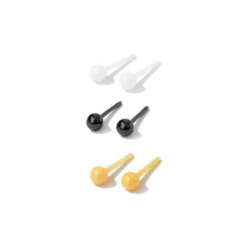 PAYMERY Ceramic Stud Earrings Unisex