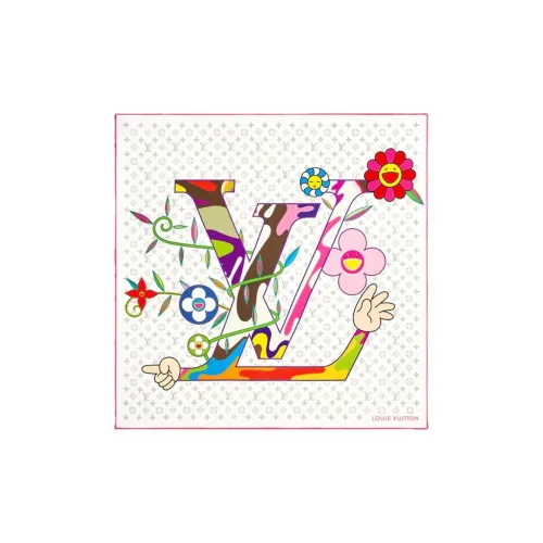 LOUIS VUITTON Lv X Tm Monogram Superflat Square 90