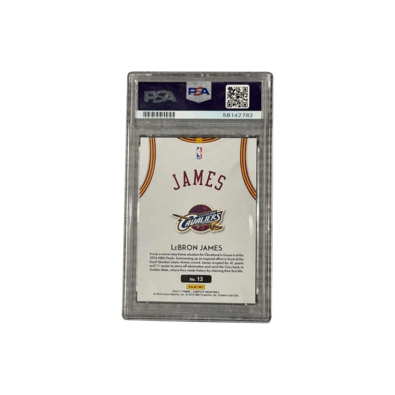 PANINI 2016 17 Complete LeBron James, Old James, Little Tank Top, Home Version PSA10 Graded Cards 1 Pc-1