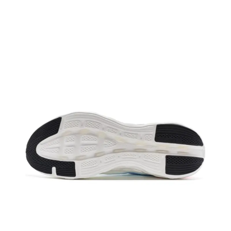 XTEP Cushioning Abrasion Resistant Breathable Low Top Running Shoes Men's White Blue-4