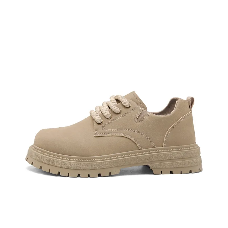 Bull charm Men's Casual Shoes Men Low Top Brown/Black/Khaki-12