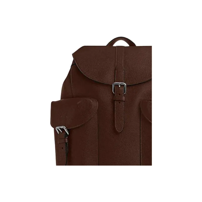 COACH Cow Leather With Fabric Backpack Tubas Men's Maple Leaf-3
