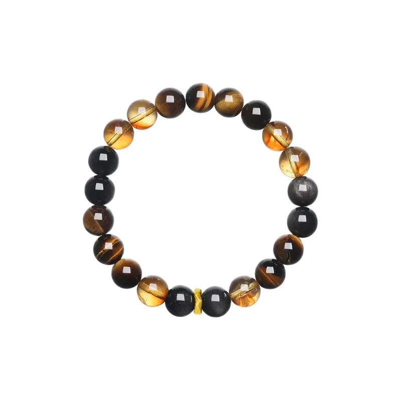 LIU GUI FU JEWELRY Tiger's Eye Stone Bracelets Women's-2