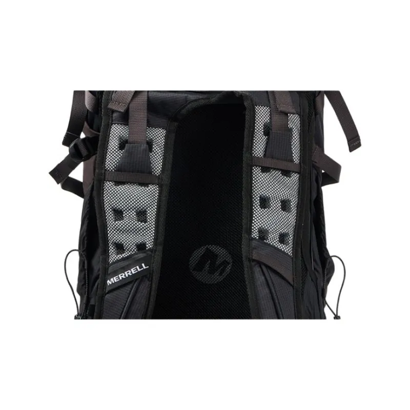 MERRELL Fabric Outdoor Hiking Bag Backpacks Medium Size Unisex Black Gray-4