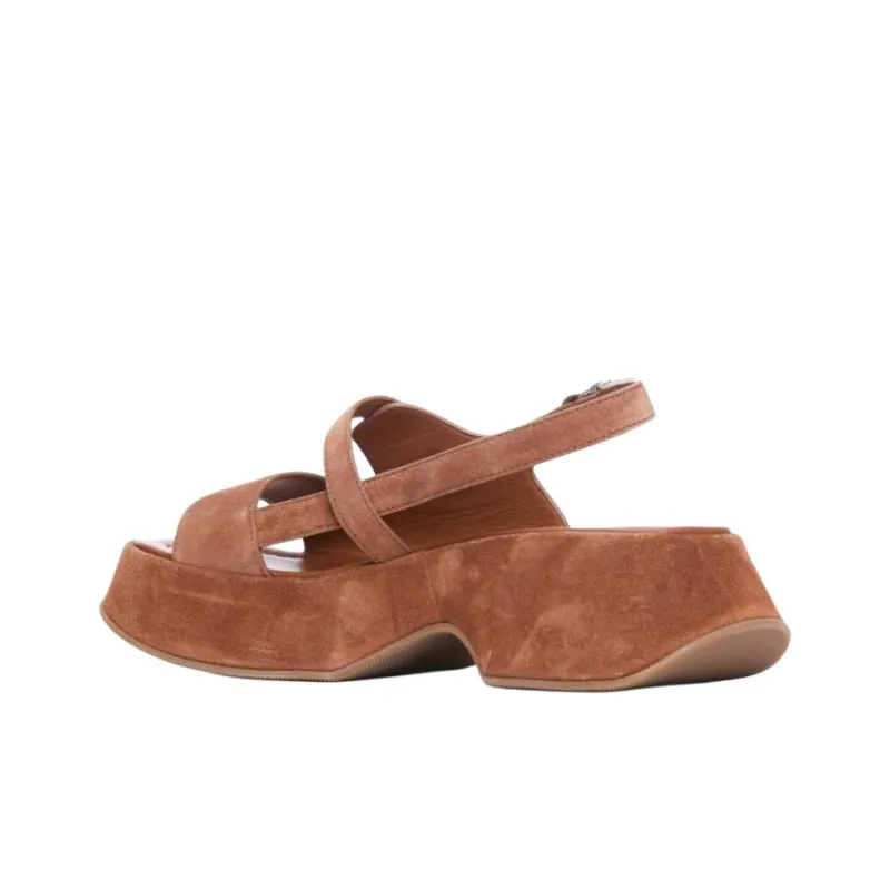 Vic Matie Strap Sandals 6cm Women's Brown-4