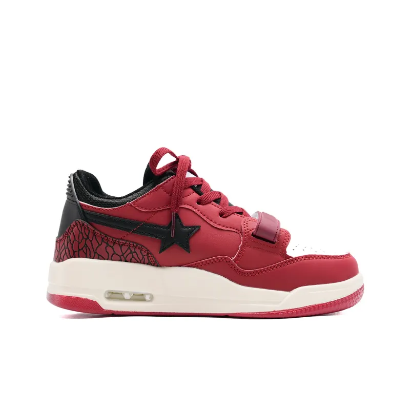 OAOQ Warm Cushioning Wear-Resistant Lightweight Low-Top Skateboard Shoes Unisex-9