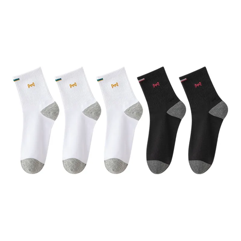 MIIOW Mid Calf Socks Men's 5 Pack-10