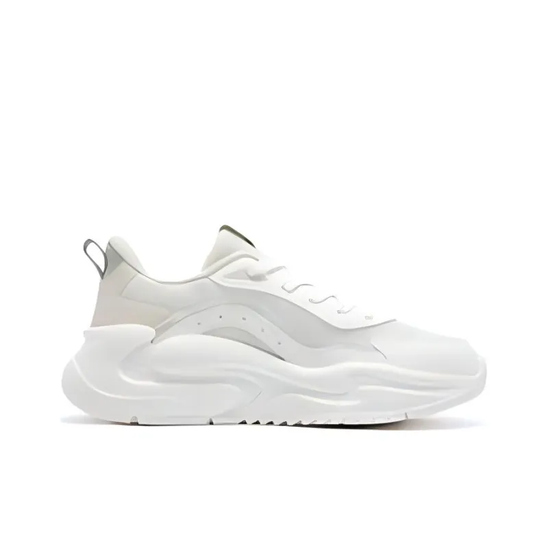 361° Yunshu 4.0 Cushioning Low Top Running Shoes Women's White Green-1