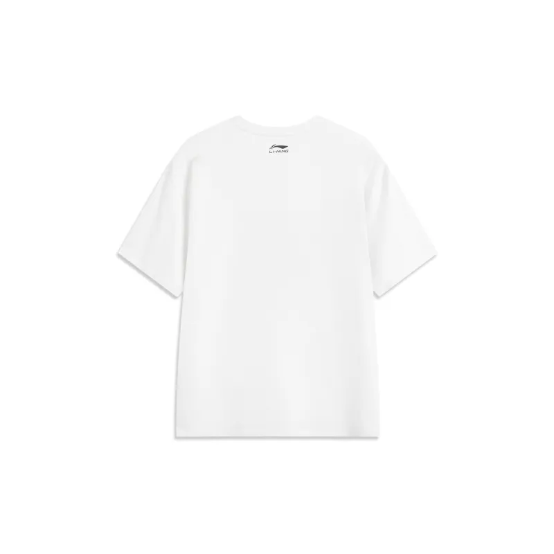 LiNing Sports Life Collection T Shirt Unisex Standard White-1