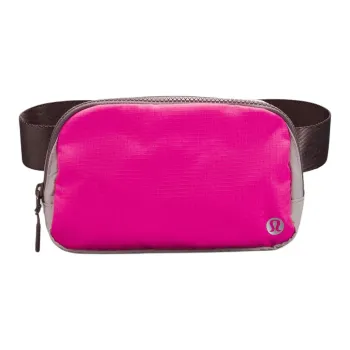 Lululemon Water-Resistant Fabric Fanny Pack Women's Light Pink/Moon Rock/Chromium