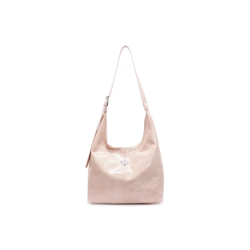 LUVISTRUE PU Shoulder Bag Tote Large Size Women's Black/Khaki/Pink/Coffee-11