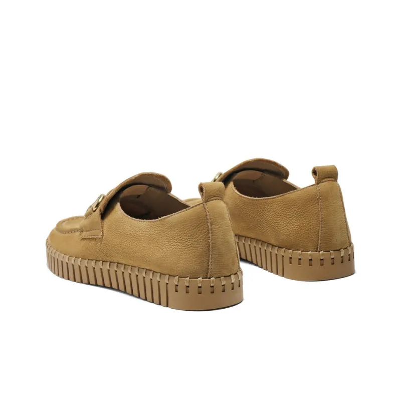 BELLE Loafers Women's Earth Yellow Beige-3