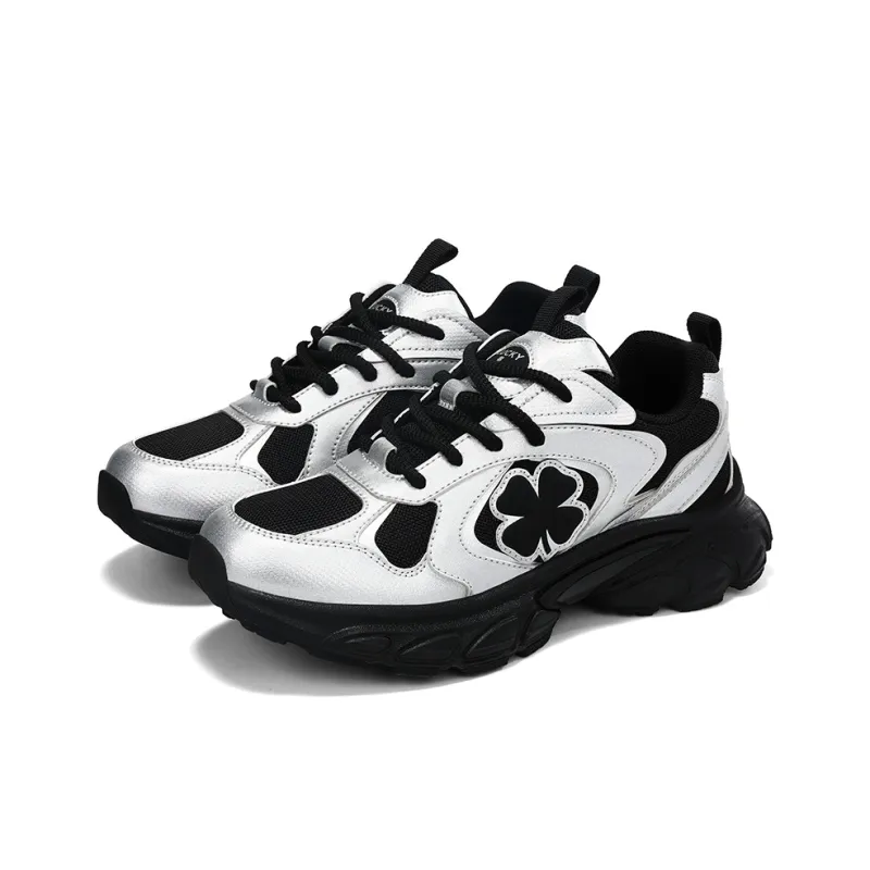 LUCKY BRAND Shock Absorbers With Abrasion Resistant And Slip Resistant Properties Low Top Chunky Sneakers Unisex-1