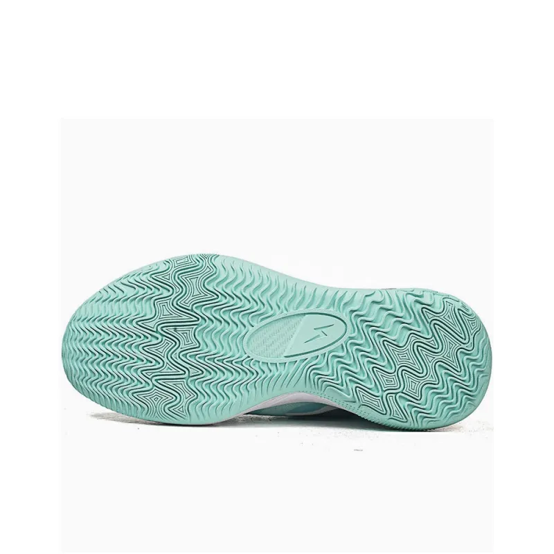 AMICNIEGD Breathable And Wear resistant Low Top Basketball Shoes Unisex Light Green-4