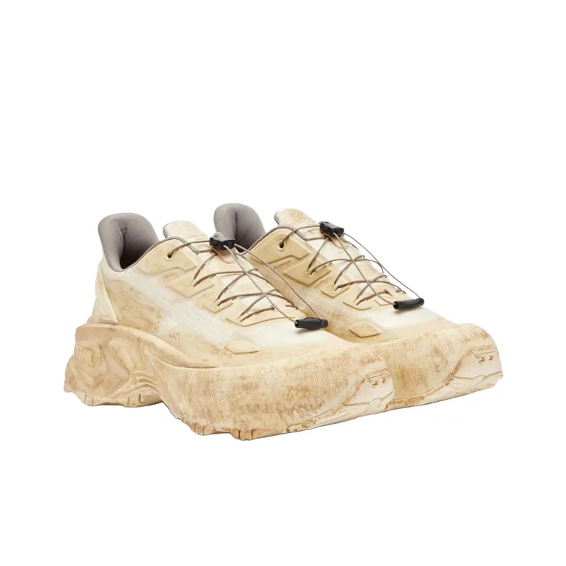 DIESEL D CAGE Low Top Casual Shoes Men's Beige-2
