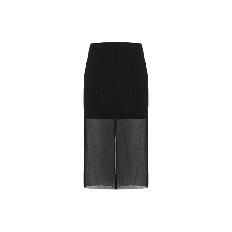 MOCO Casual Long Skirt Women's Black-1