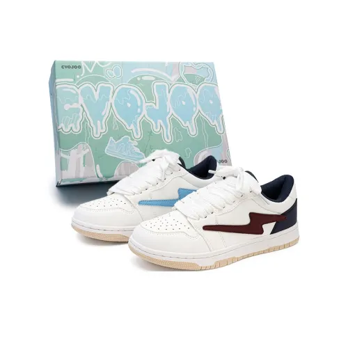 CVOJOO Gift Box Set Low Top Skateboard Shoes Unisex Sapphire