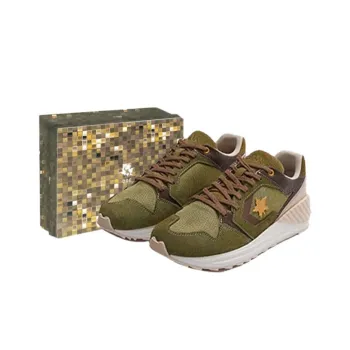 DOE x Converse WAVE TRAINER Anti Slip Wear Resistant Low Top Casual Running Shoes Unisex Green