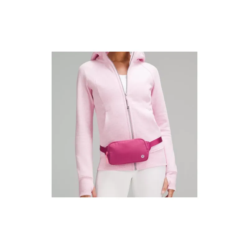 Lululemon Everywhere Fanny Packs Washable Light Purple & Cherry Blossom Pink-4