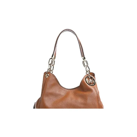 MICHAEL KORS Lillie Large Pebbled Leather Shoulder Bag-2