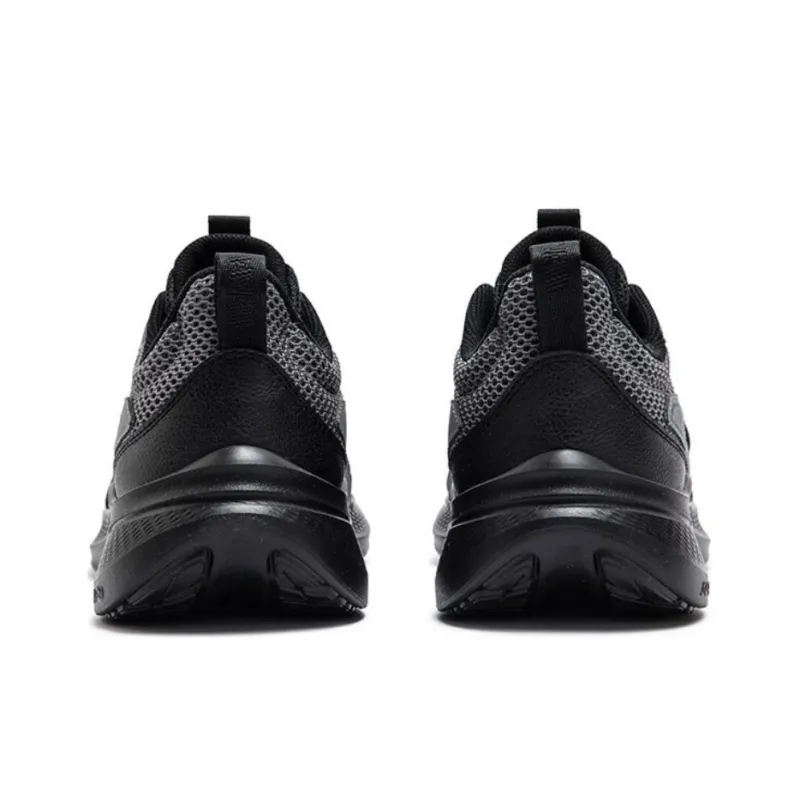 361° Slip Resistant Support Rebound Low Top Casual Running Shoes Men's Gray Black-3