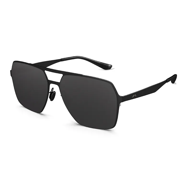 MOLSION Stainless Steel Square Sunglasses Men's-0