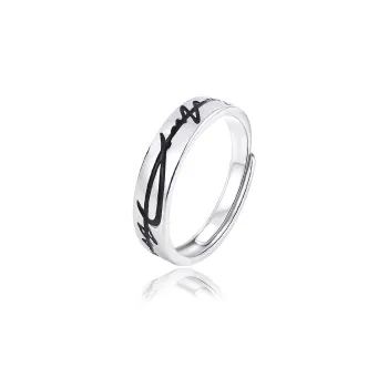 FOREVER MELODY 925 Sterling Silver Rings Men's