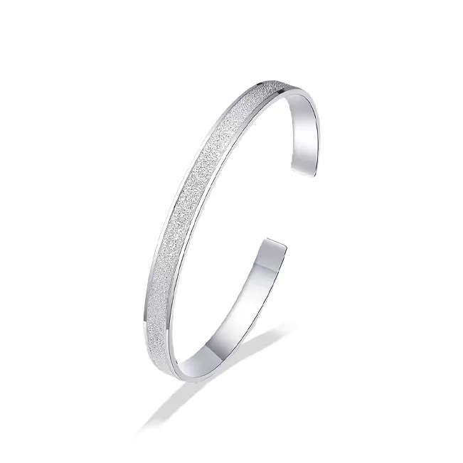 Zheng Tai Fook 999 Fine Silver Bangles Women's-0