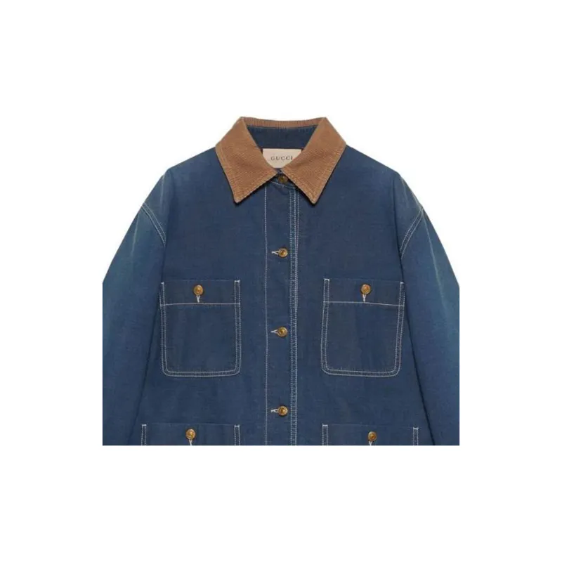 GUCCI Longline Denim Jacket-2