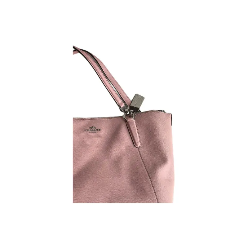 COACH Ava Leather Tote Bag Shopping Bag Portable Crossbody Bag Shoulder Bag Large Size Women's Cherry Blossom Pink-2