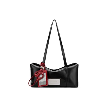 MCMIKO Cow Leather Shoulder Bag Women's Honest Black