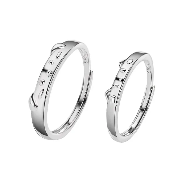 UZIID S999 Fine Silver Rings Unisex-0