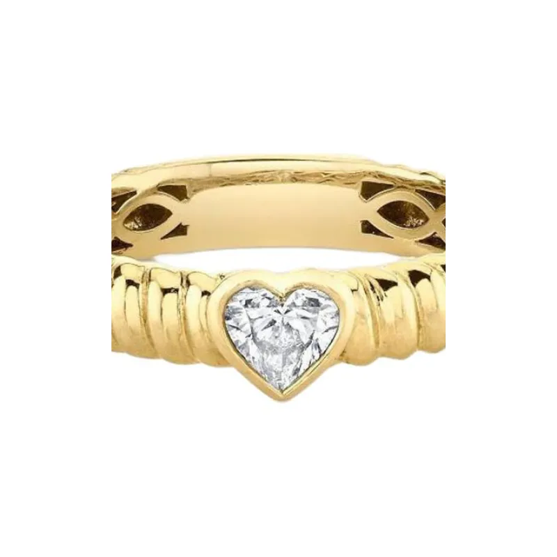 Anita Ko 18kt Yellow Gold Zoe Diamond Ring-1