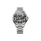 Silver Case Black Dial Steel Band+Blue Box+Shopping Bag