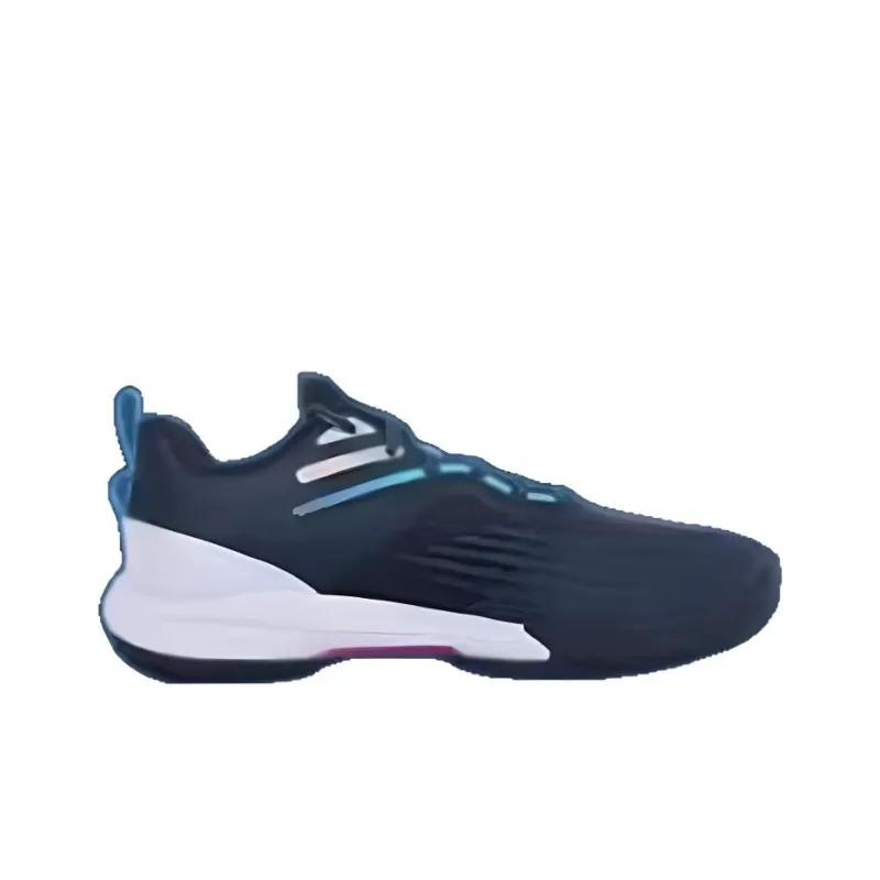 VICTOR Anti-Slip Wear-Resistant Low-Top Badminton Shoes Unisex Blue Purple-1