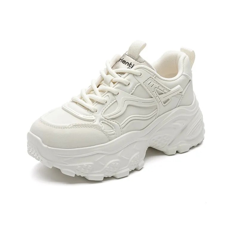 DUSTO Cushioning, Slip Resistant, And Abrasion Resistant Low Top Chunky Sneakers Women's-10
