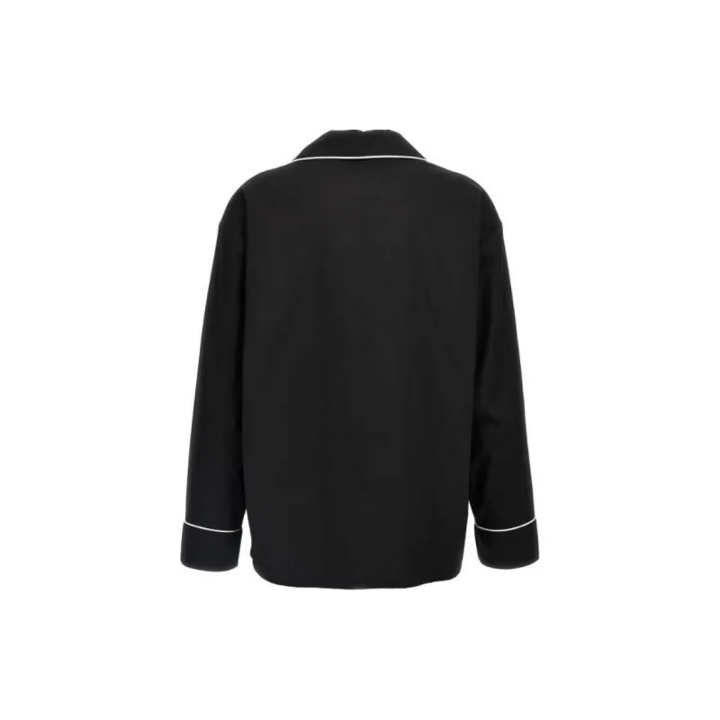 Sleeper Shirt Matching Set Men's Black-1