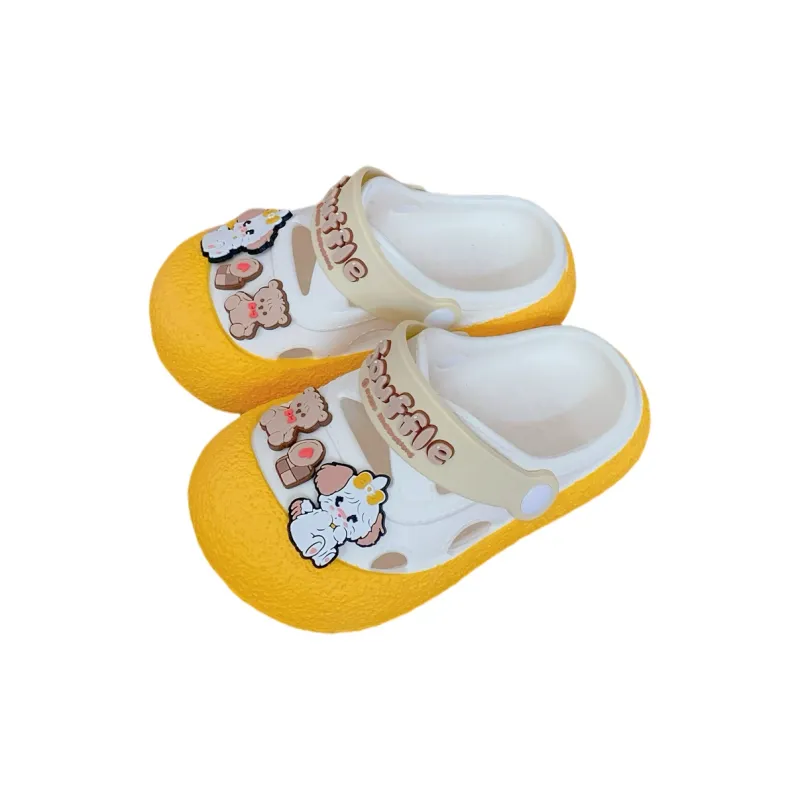 SHIGUDE x MIKKO ILLUSTRATIONS Slippers Women's, White Apricot-12