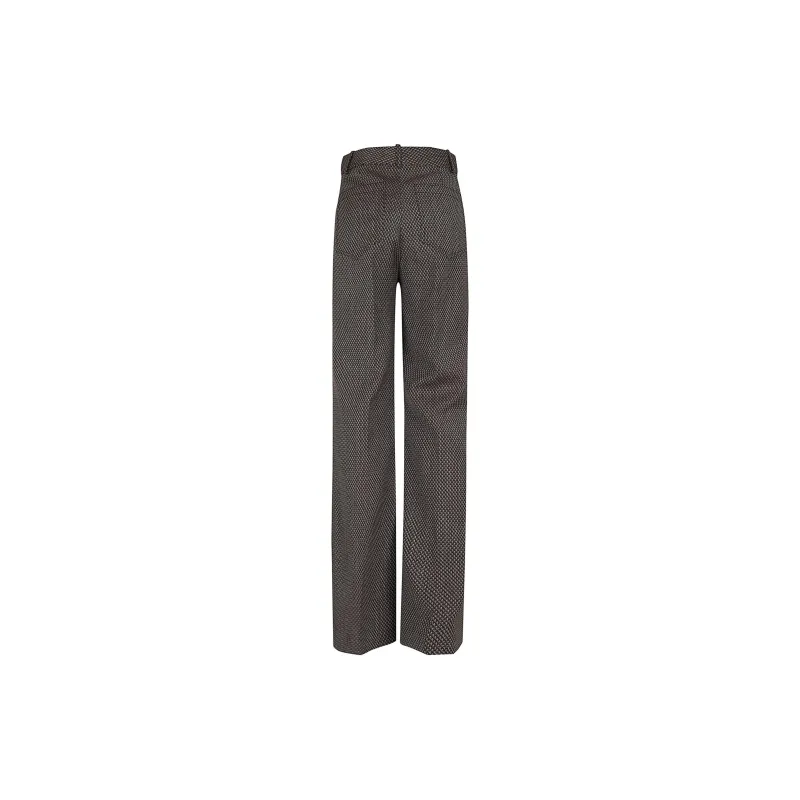 Victoria Beckham Alina Jacquard Tailored Trousers-1