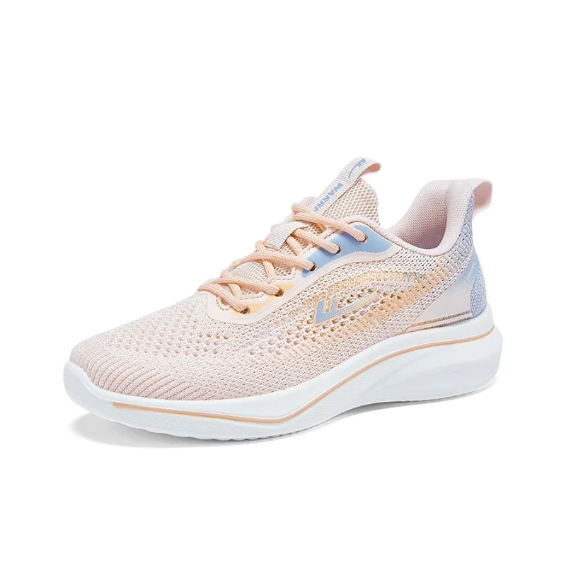 Warrior Cushioning Breathable Low Top Running Shoes Women's Pink-0